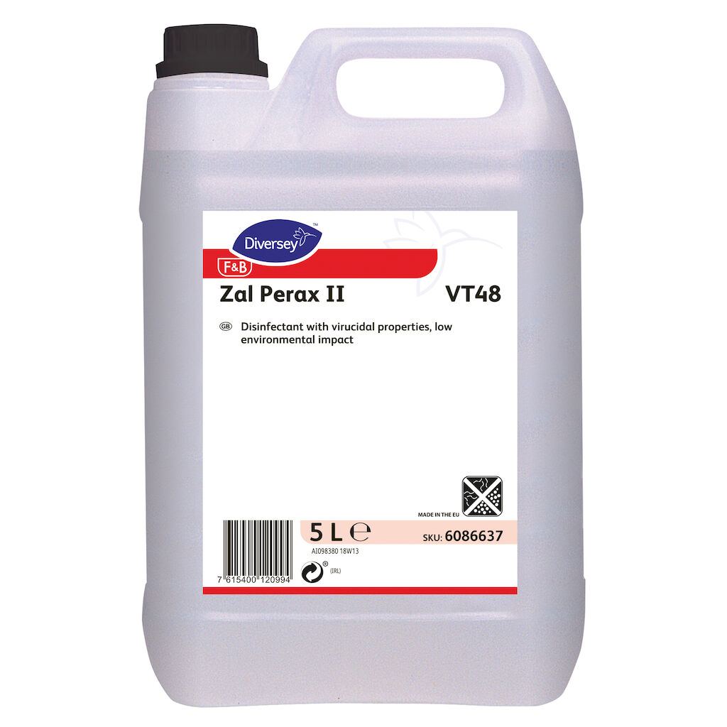Zal Perax II 4x5L - Disinfectant with virucidal properties, low environmental impact